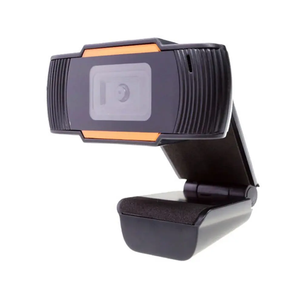 Webcam 720P Computer Drejelig USB 2.0 HD PC Laptop, Kamera Videooptagelse Indbygget mikrofon Gratis Kørsel Webcam