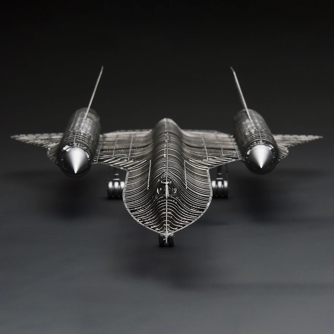 Rowsfire 1/144 SR-71 Fly Model Kit Spejder Fly Dekoration 3D-Metal Samling Model