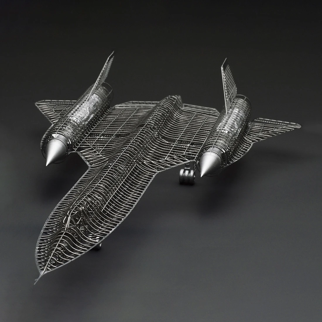 Rowsfire 1/144 SR-71 Fly Model Kit Spejder Fly Dekoration 3D-Metal Samling Model