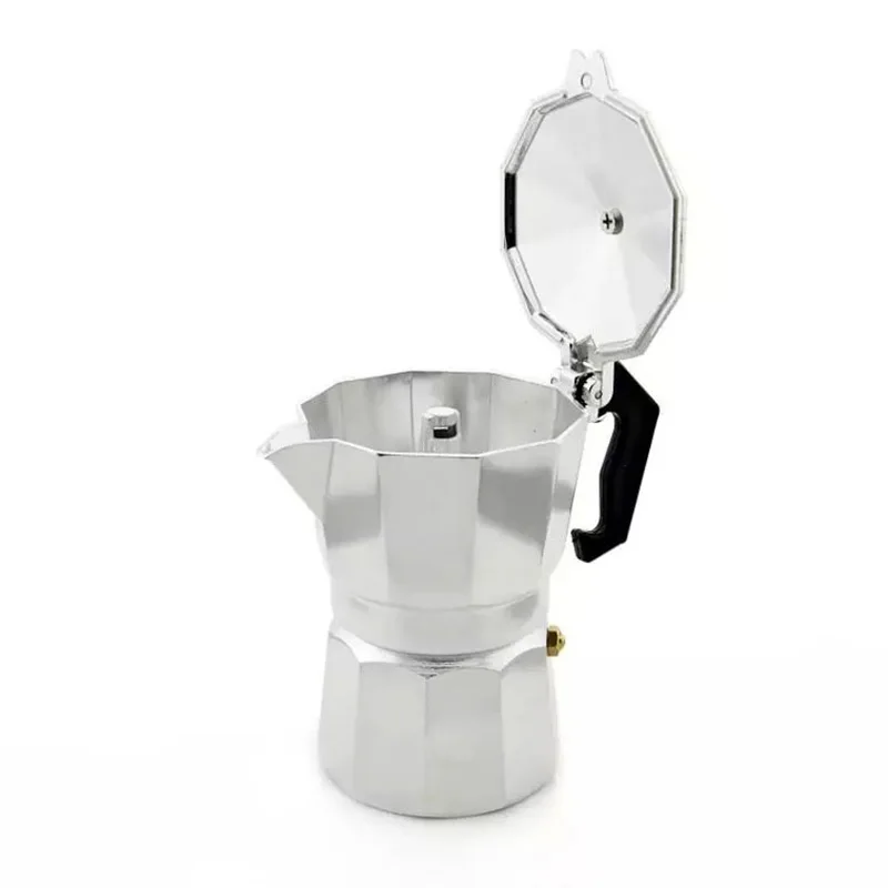 Aluminium Moka-Og Kaffefaciliteter Mokka Italienske Top Moka Cafeteira Espresso Latte Kogeplader Filter Kaffe Pot Perkolator