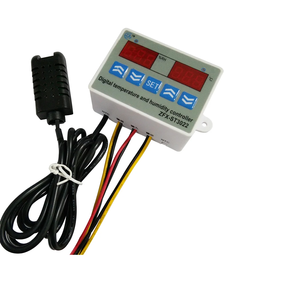 Digital Termostat Temperatur Luftfugtighed Controller Høj Præcision Temperatur Probe Enkelt Chip, Termometer, Hygrometer 3022