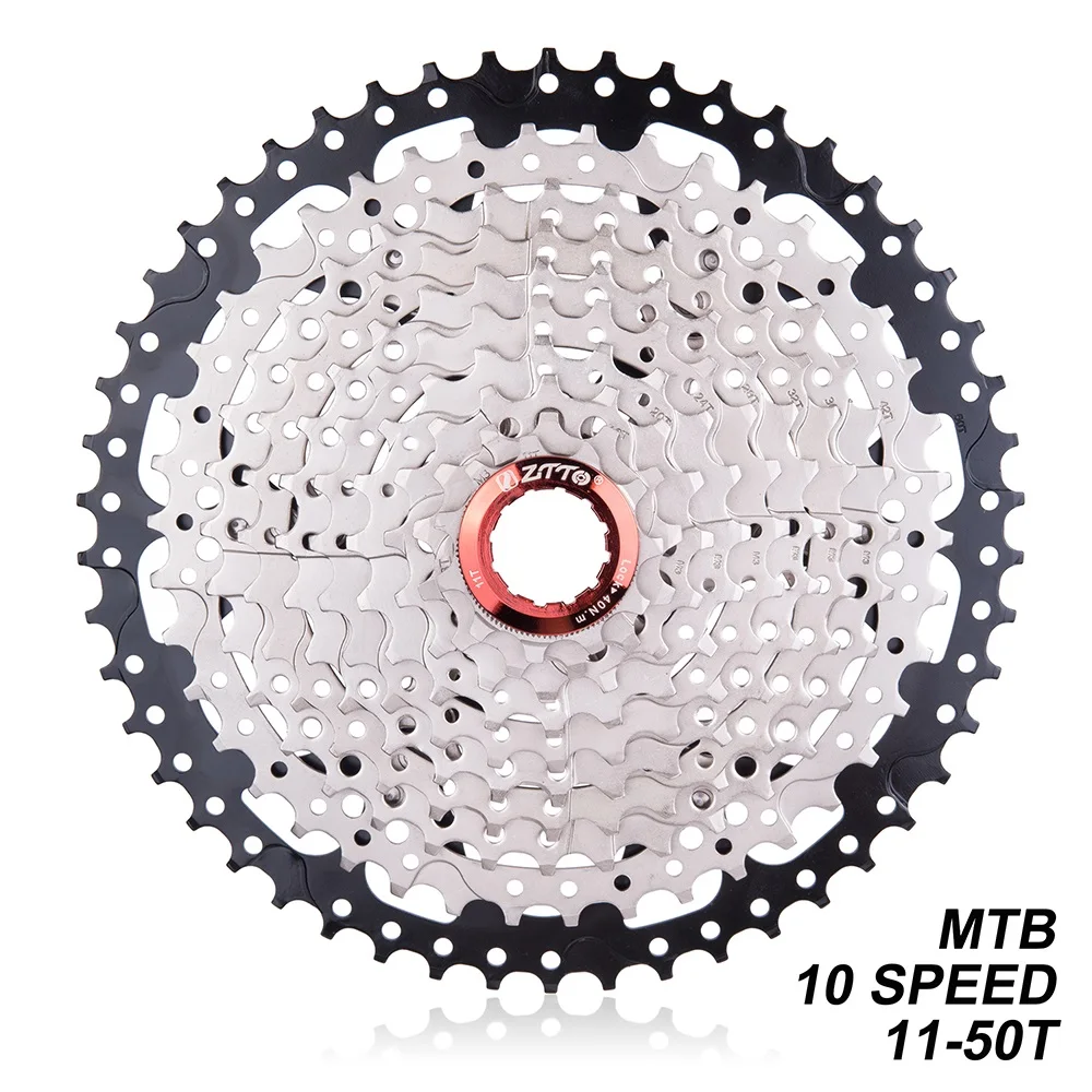 MTB 10 Speed 11-50T Kassette Mountainbike-10s 20s 30s Tandhjul Svinghjul For Dele k7 XT SLX SRAM XO X0 X7 X9 Dele til Cykler