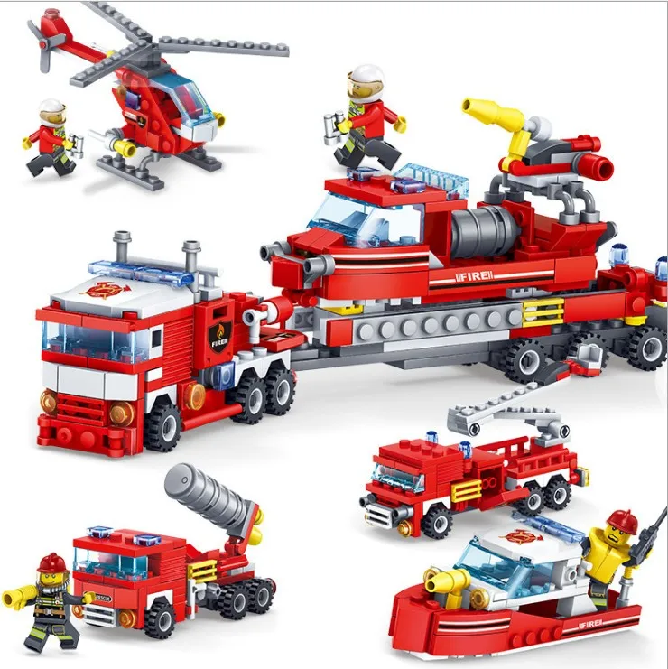 80512 348pcs Brand Redning Constructor Model Kit Blokke Kompatibel LEGO Legetøj for Drenge og Piger Børn Modellering