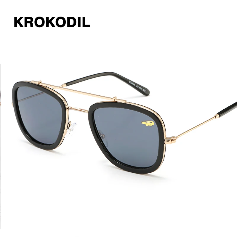 2020 Retro Vintage krokodil solbriller kvinder mænd brand designer square solbriller sport lunette de soleil oculos de sol 6926
