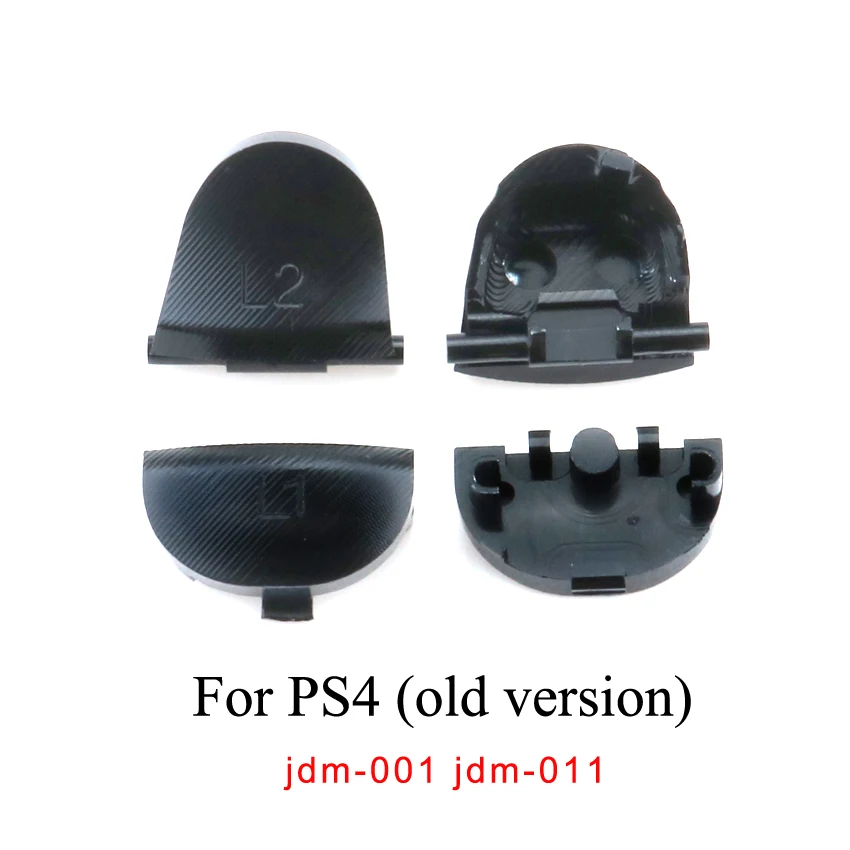 YuXi Metal Aluminium L1, R1, L2, R2-Tasten Set For Playstation 4 PS4 controller JDM 001 010 Udløser Knapper med Fjedre