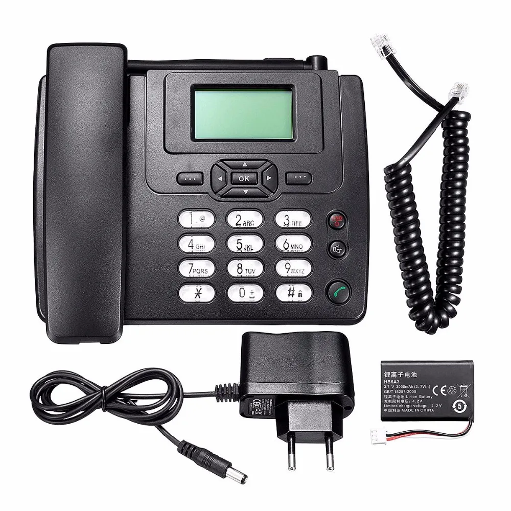 GSM SIM Trådløse Telefon vægbeslag Stationære telefon Med FM Radio Faste Radio fone til hjemmet og kontoret kablede fastnet telefon