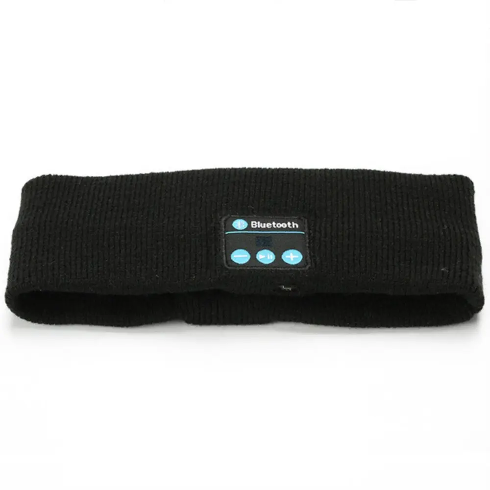 Bluetooth Musik Hovedbånd Svederem Hovedbeklædning Rem med Indbygget Bluetooth Højtaler og Headset til Fitness Motion Kører