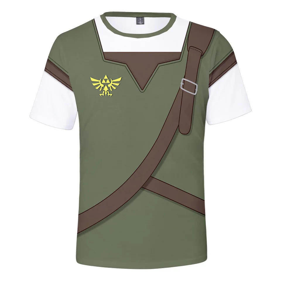 Spil som The Legend of Zelda Kids T-shirt Søde Toppe Grafiske Tees Drenge/piger 3D-T-Shirt Sjove Tshirt Børn Tøj Cosplay Kostume