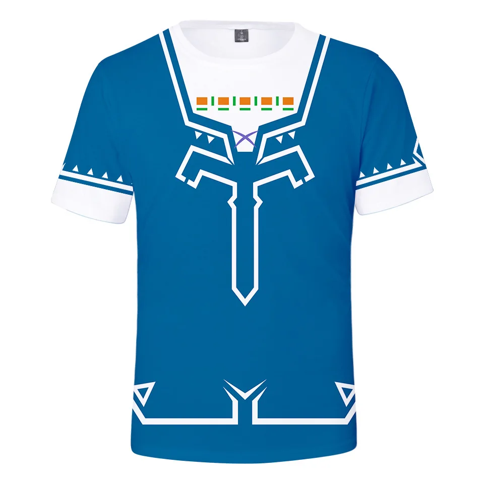 Spil som The Legend of Zelda Kids T-shirt Søde Toppe Grafiske Tees Drenge/piger 3D-T-Shirt Sjove Tshirt Børn Tøj Cosplay Kostume