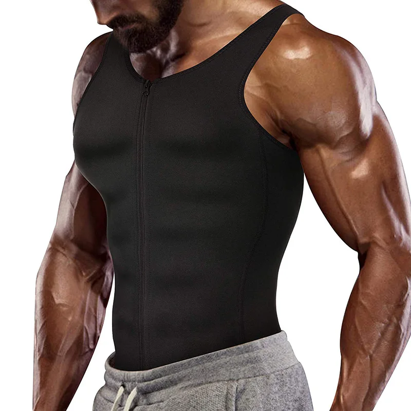 Komprimering Shirt Til Mænd Vægttab Workout Undershirts Slankende Vest Organ Shaperen Talje Træner Tank Tops Shapewear