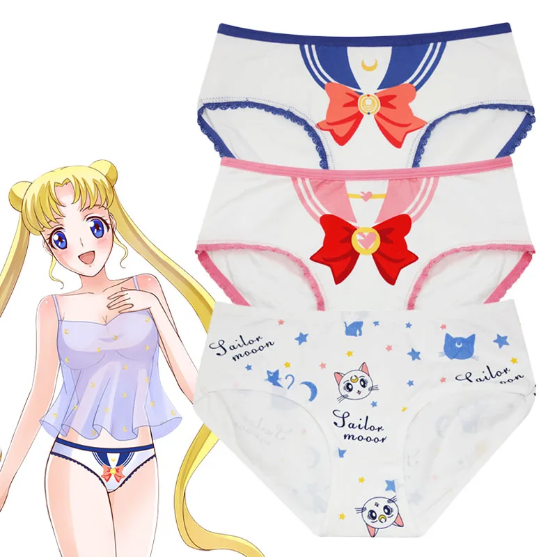 Japansk Animationsfilm Sailor Moon Tsukino Usagi Cosplay Intime Trusser Chibiusa Trusser Lolita Kvinder, Piger Undertøj Af Bomuld Underbukser
