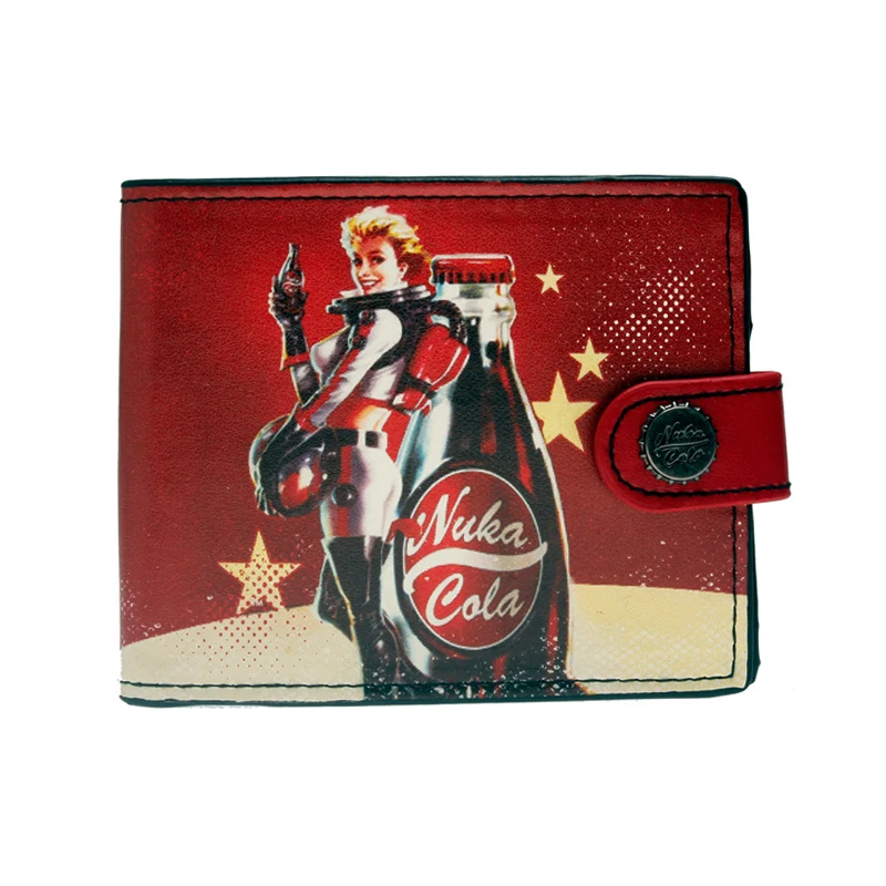 Fallout nuna cola Tegnebog Moderigtigt med høj kvalitet mænds tegnebøger designer nye kvinder pung DFT3042