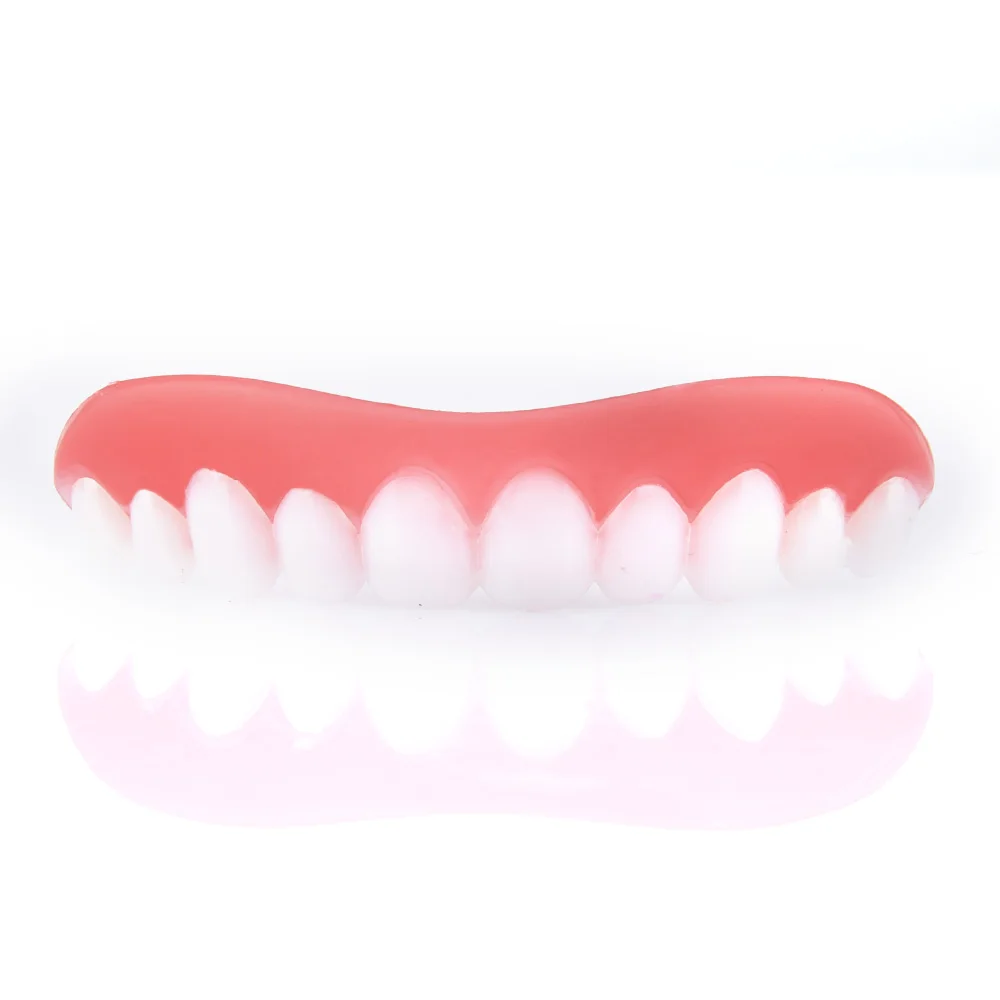 Skønhed Af Falske Tænder Perfekt Instant Smil Comfort Fit Tandblegning Protese Indsætte Øverste Kosmetiske Falske Tand Dækning