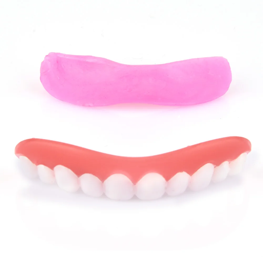 Skønhed Af Falske Tænder Perfekt Instant Smil Comfort Fit Tandblegning Protese Indsætte Øverste Kosmetiske Falske Tand Dækning