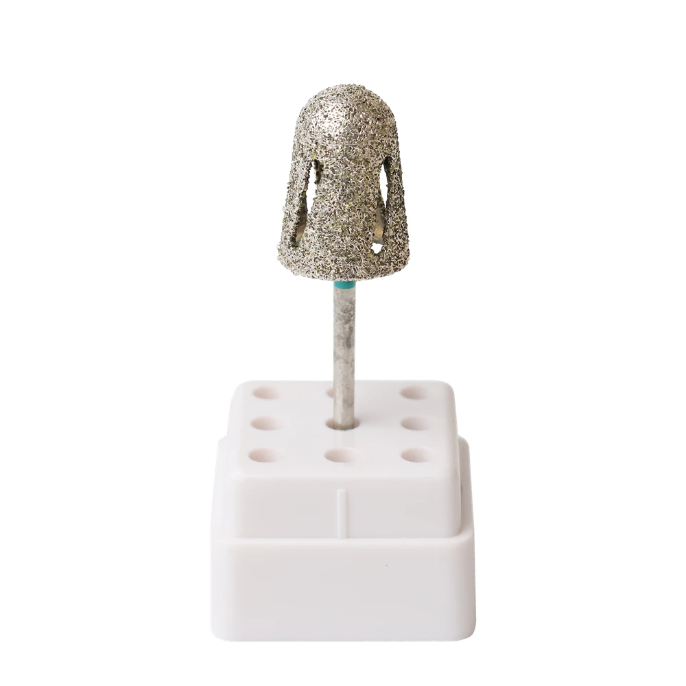 80/120# Negle Boret Diamant pedicure polske Cap Fods Tæer Neglebånd Cutter Burr Manicure Tilbehør Fræsning Elektrisk Fil