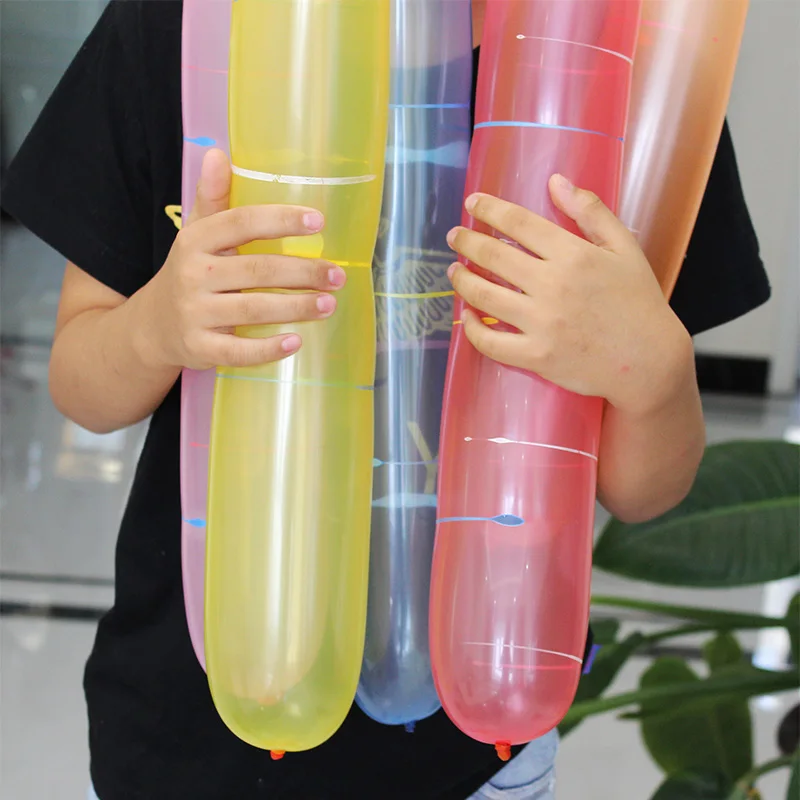 100/50stk Raket ballon lyd stribet toy ballon Multi Farver Oppustelig Air Bolde Globos Barn Fødselsdag Part Indretning Kids Legetøj