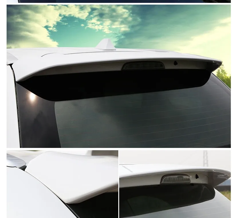 Original bil maling ABS gratis stansning fast wing hale Bil tilbehør til Mitsubishi Outlander 2016 2017 2018 Bil styling