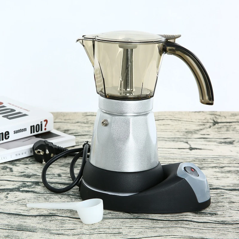 150/300 ML Transportabel Elektrisk Kaffemaskine Espresso Maskine Moka Potten Og til Hjem, Køkken Redskaber, EU Stik Engros Dropshipping