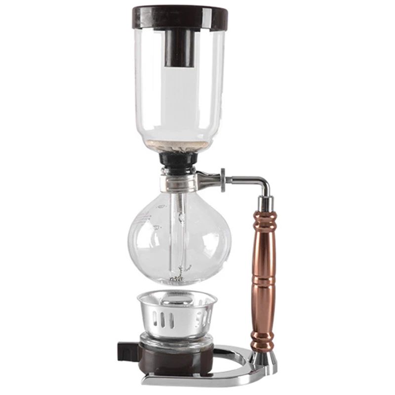 Japansk Stil Vandlåsen, Te-Og Kaffefaciliteter Sifon Pot Vakuum Kaffemaskine Glas Type Kaffemaskine Filter 3Cup