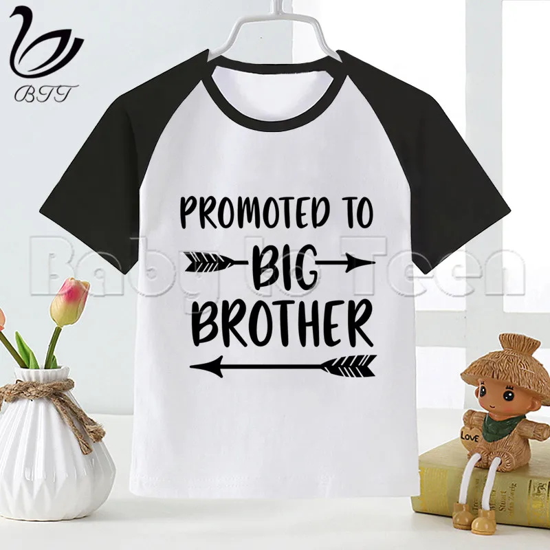 Forfremmet Til Big Brother Baby Piger Tshirt Dreng Sommeren Casual T-shirts Børn, Børn, Mode Toppe Pige er Sommer Tee