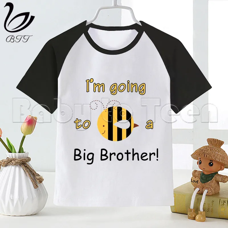 Forfremmet Til Big Brother Baby Piger Tshirt Dreng Sommeren Casual T-shirts Børn, Børn, Mode Toppe Pige er Sommer Tee
