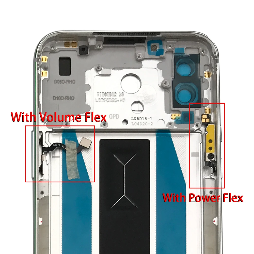 Tilbage Batteriet Dør Bageste Boliger Dække Sagen Med Side Keys Power og Volumen-Knapper Erstatning For Xiaomi Mi Black Shark 2 Skw-h0