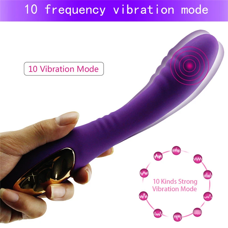 10 Hastigheder Realistisk Dildo Vibrator til Kvinder Blød Vagina Massageapparat Klitoris Stimulator Kvindelige Masturbator sexlegetøj til Voksne