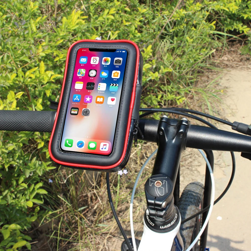 Universal Motorcykel, Cykel-Mobil-Mobiltelefon Taske Stå Støtte GPS Cykel Vandtæt etui Taske Med Holder Telefonen Vandtæt Taske