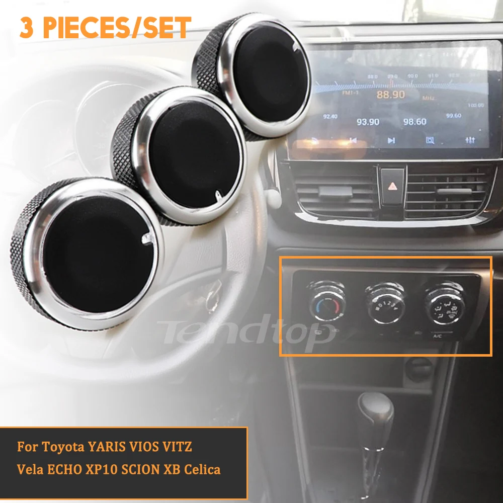 For Toyota YARIS VIOS VITZ Vela ECHO XP10 SCION XB Celica Aircondition varme kontrol afbryder knappen AC Knop