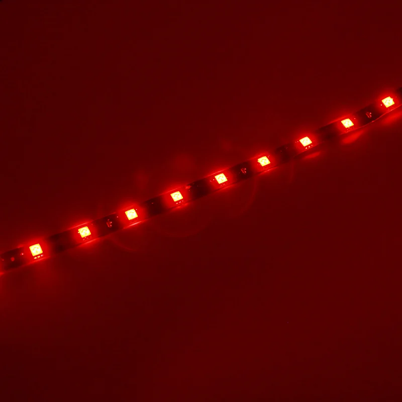 4stk 30cm Bil Auto Dekorativ Lampe farverige LED Strip Lights, 15 LED-5050 15 SMD Fleksibel Strip Light Tape-Kørelys
