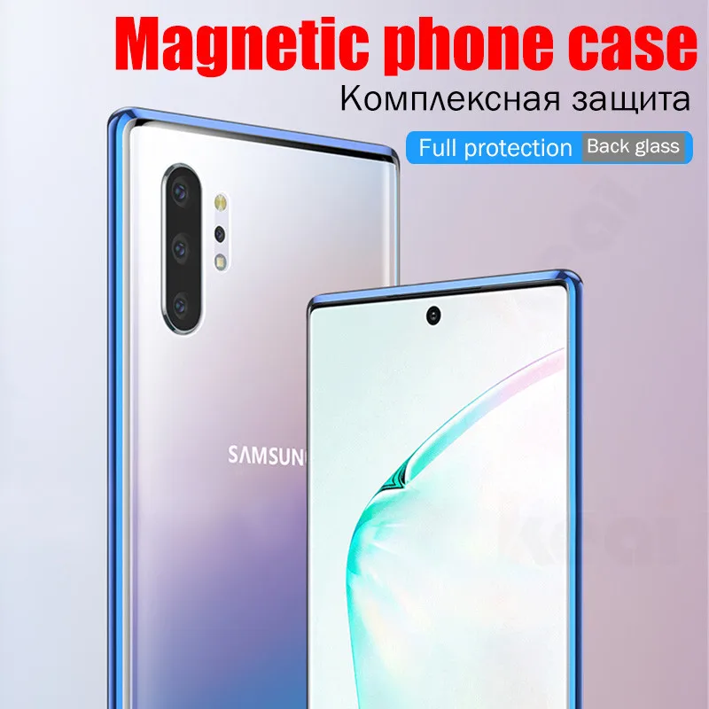 Magnetisk Tiltrækning Tilfældet For Samsung Galaxy A50 A51 A10, A20 A30 A40 A70 A71 A7 Note 10 Lite S10 S20 S10E S9 S8 Plus Cover Taske