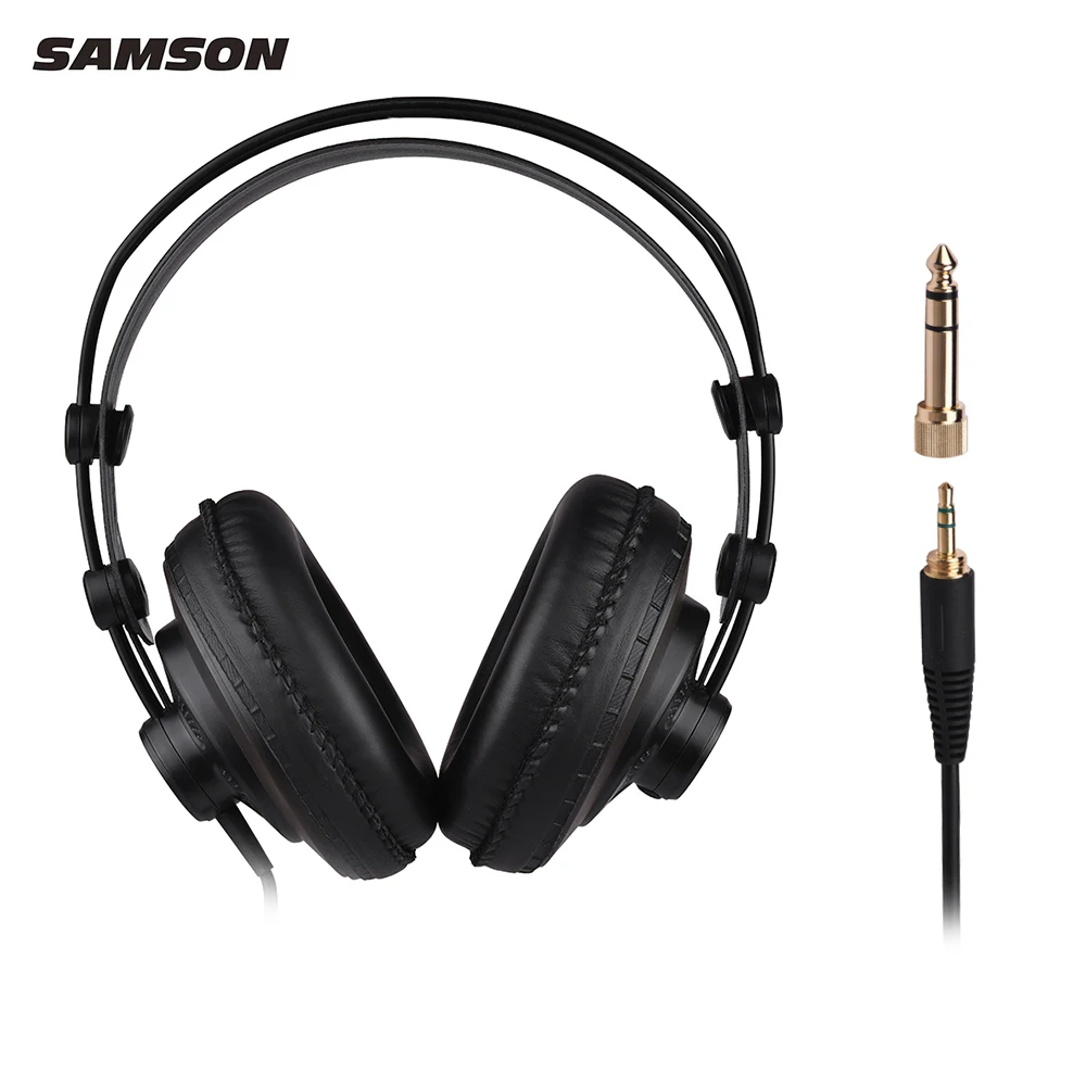 SAMSON SR850 Studio Reference Monitor Hovedtelefoner Dynamisk Headsettet er Semi-åbent Design Optagelse Overvågning Musik Spil