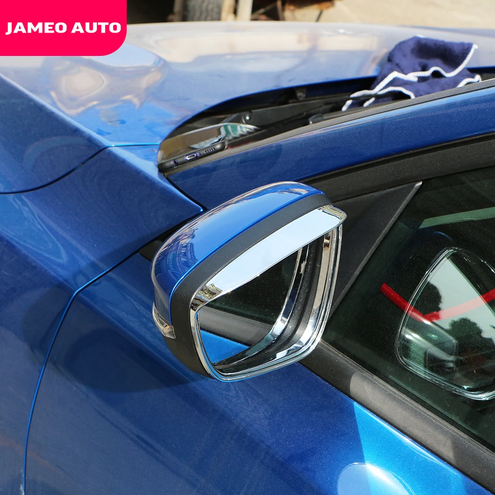 2stk Rear View Mirror, Regn Skygge Regntæt Vinger Bil Tilbage Spejl Øjenbryn regnslag til Ford Focus 2019 2020 Bil Tilbehør