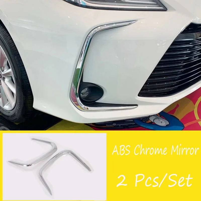 For Toyota Corolla Sedan, E210 2019 2020 ABS Chrome Bil tågeforlygte øjenbryn Dække Trim Bil Styling tilbehør 2stk