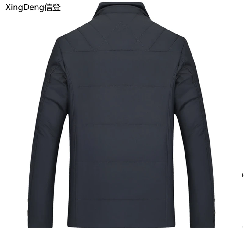 XingDeng 2020 ny Sne Brand Varm Jakke mode bomuld Mænds Vinter Jakker Casual Overtøj Krave top Coat Parkacoats Stor Størrelse