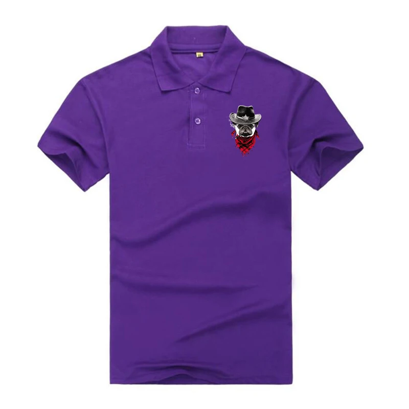 2020 Mænd Sommeren pet-Print Polo Shirt Kort Ærme Slim Fit Polo Fashion Streetwear Toppe Mænd Shirts Sport Casual Golf Shirts