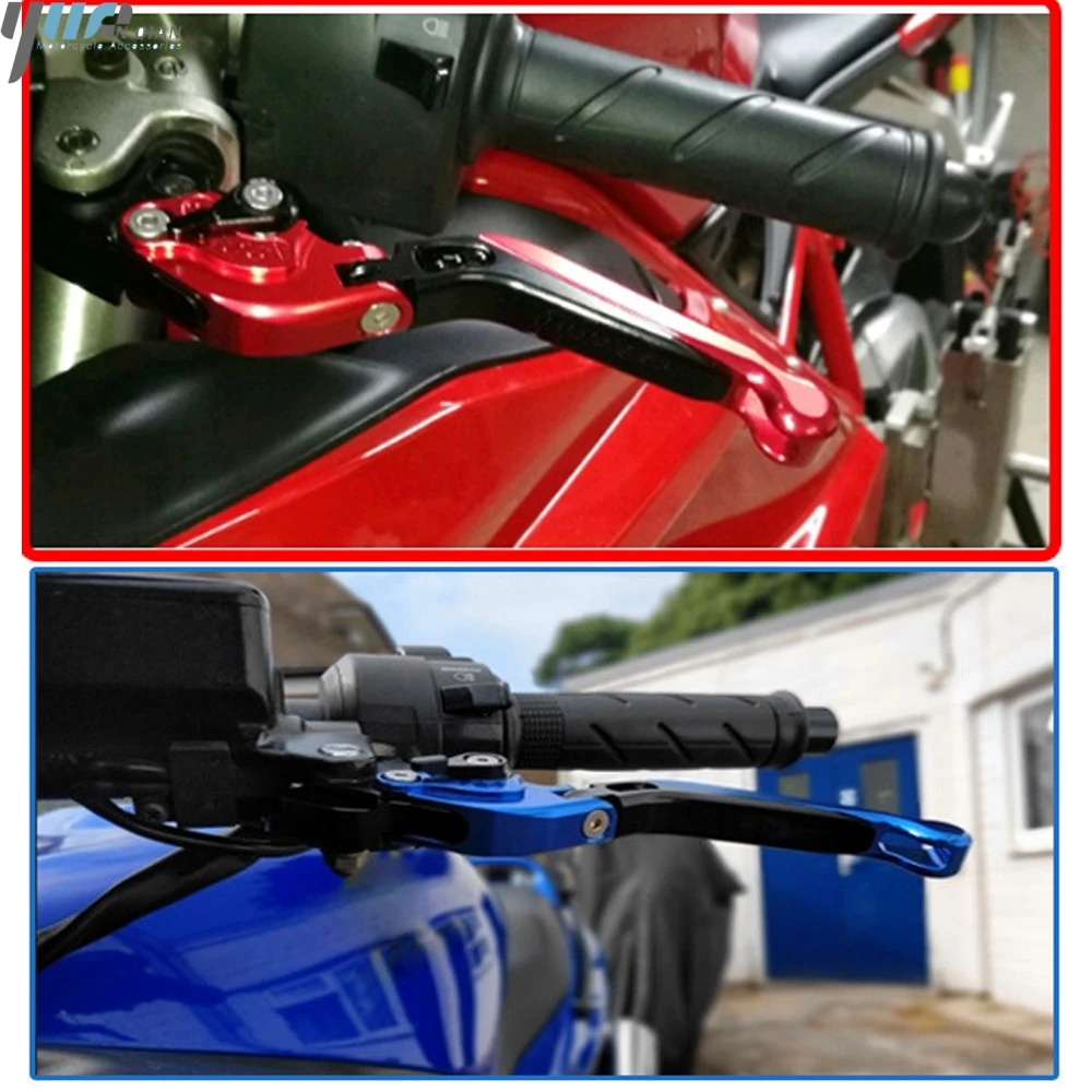 FOR SUZUKI GSXS125 GSX-S125 GSX-S125 ABS GSXS 125 GSX-S125 2017-2019 2018 Motorcykel, der kan Forlænges Justerbar Bremse, Kobling Greb