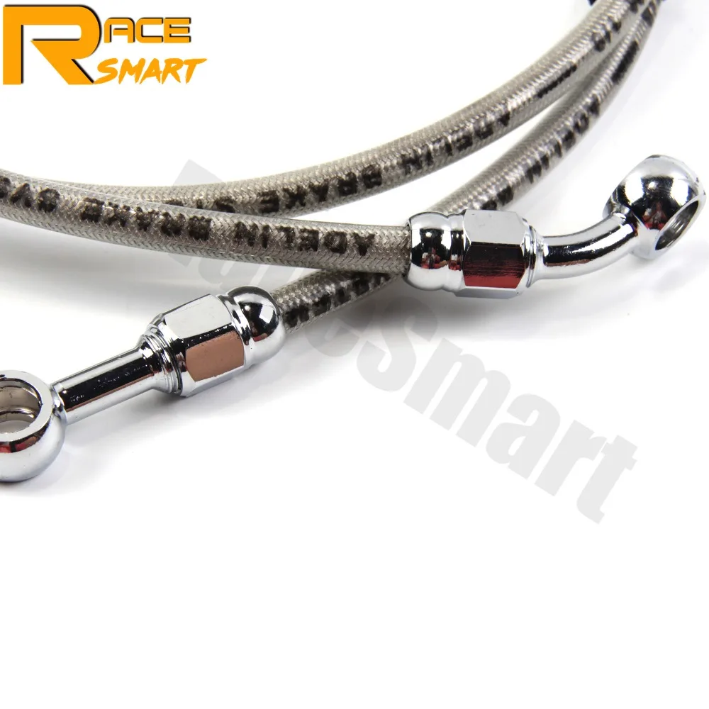 Bremse Slange Kabel-Oil Pipe Line Flettet Rustfrit Stål Wire Motorcykel Tilbehør Universal For Harley touring sportster