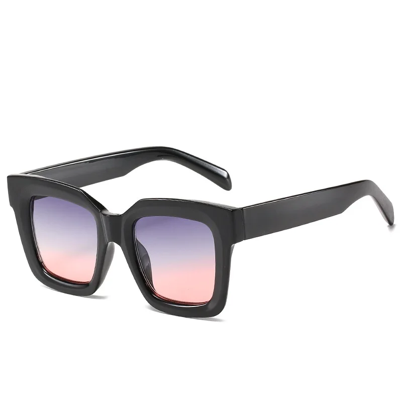 Pladsen Overdimensionerede Solbriller Kvinder Store Billede Farverige Solbriller Kvindelige Sort Oculos Unisex Gradient Hip Hop Shades Brillerne 5483