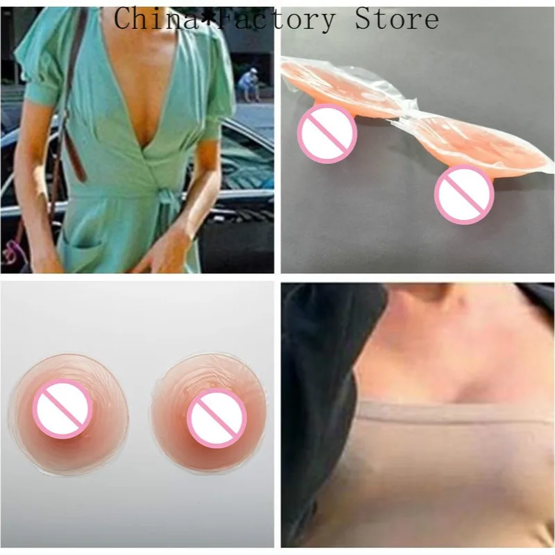 Nye 1 Par Kvinder Nipple Cover Girls Sexy Falsk Nippel til Transvestit Simulering Bryst Klistermærker Kvindelige Voksne Plus Størrelse Bh ' er