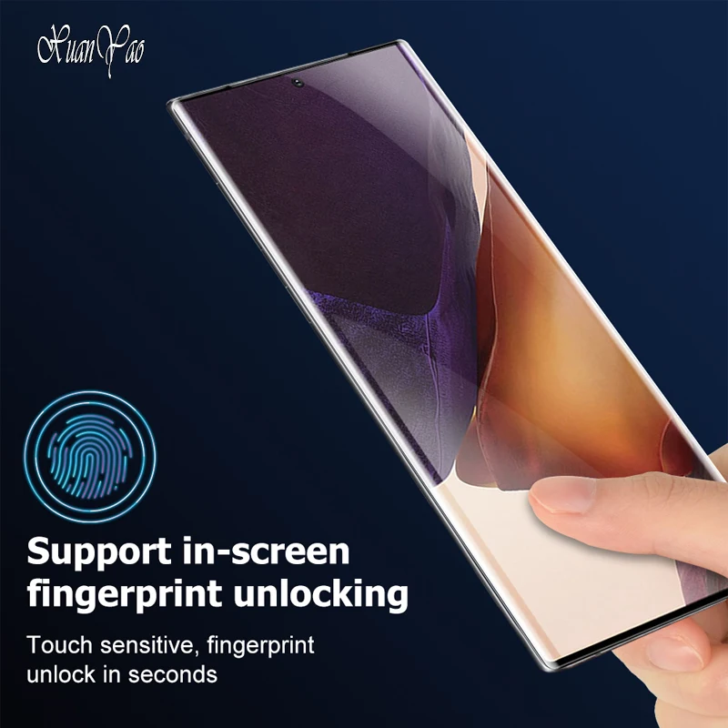 Note 10 Plus 20 Glas 3D Buet Kant XUANYAO Hærdet Glas Til Samsung Galaxy Note 20 Ultra 10 9 8 Screen Protector Note 10 20