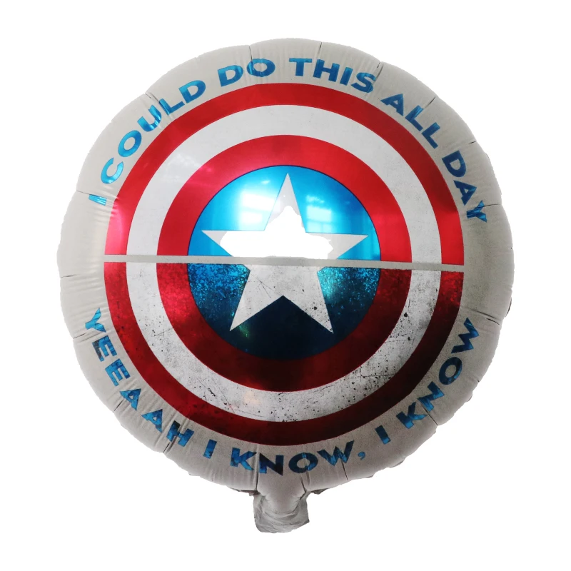 10stk 18inch MARVEL Nadver Hero Man Folie Helium-Balloner Baby Brusebad Dreng Fødselsdag Dekoration Bolden Cartoon Kids Legetøj