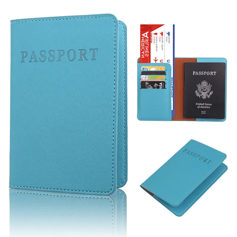 BISI GORO Rejse Passport Cover Læder Passport Indehaveren Kvinder Mænd Rejser Kreditkort Indehaveren Rejse ID-Dokument Passport Taske